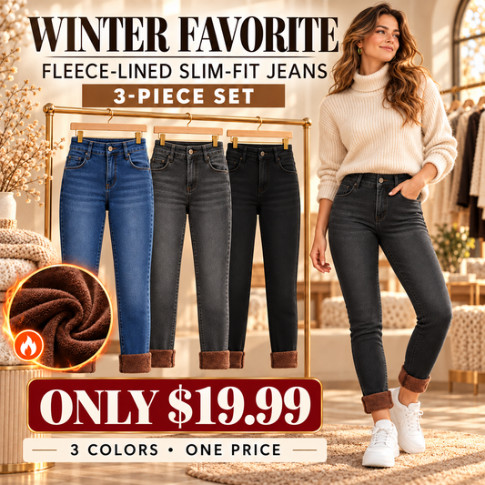 Women's High-Stretch Plush-Lined Skinny Jeans