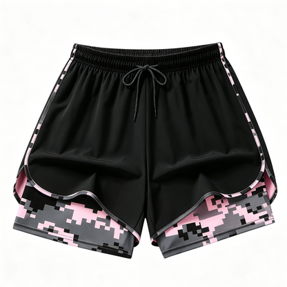 【LAST DAY SALE】Women’s casual athletic shorts with pockets（dan）