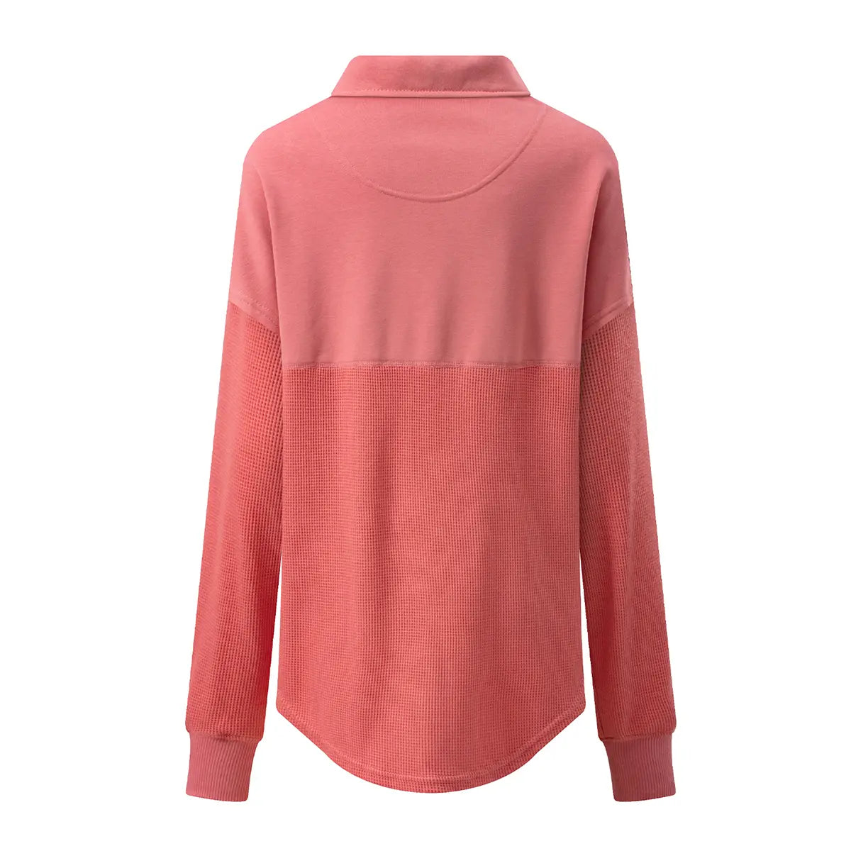 Women's Waffle Knit Half-Zip Pullover